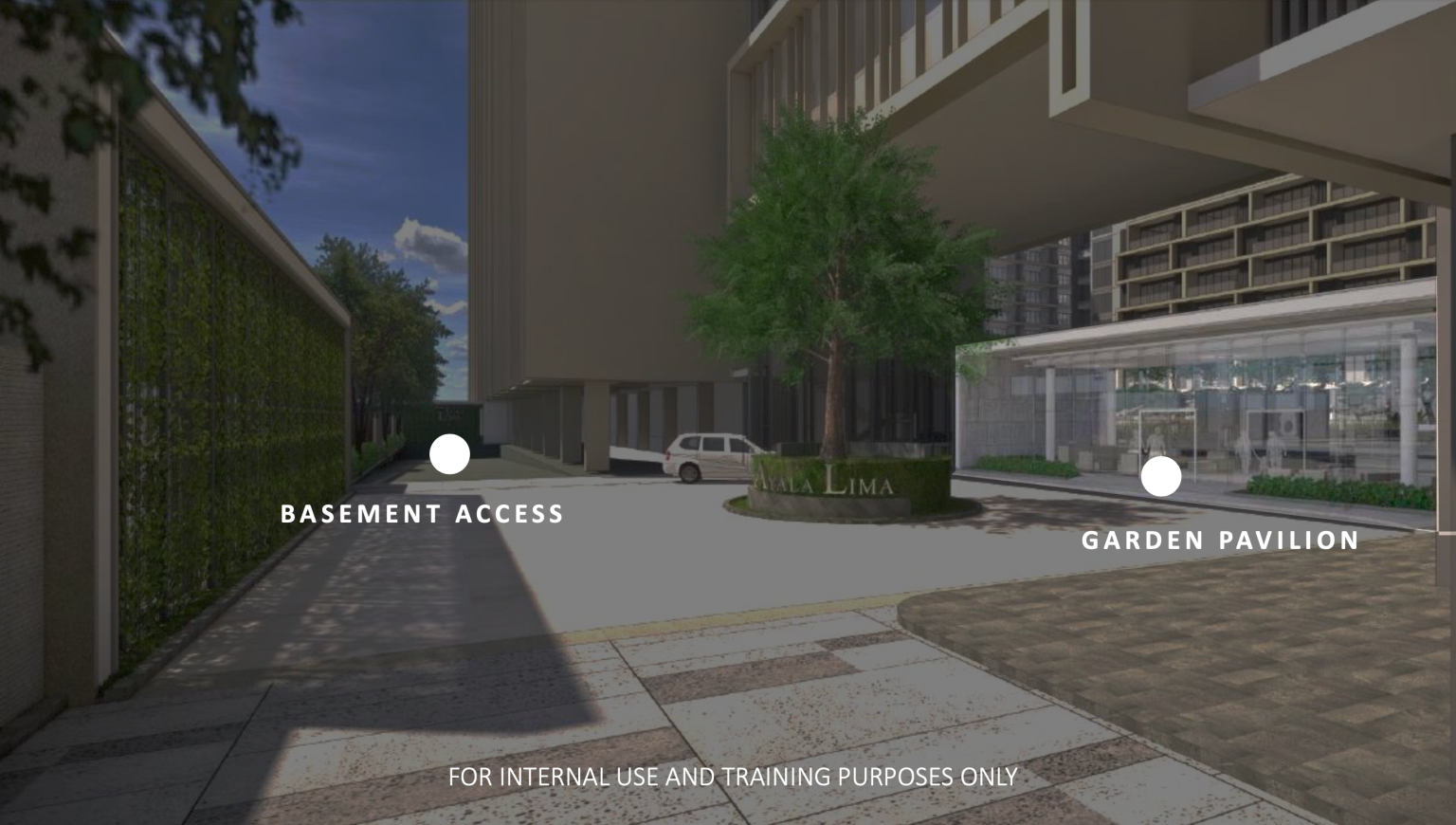 entrance and driveway 2 gardencourt residence